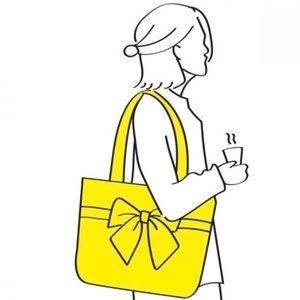 Naraya Tote Bag & Cosmetic bag in baby blue